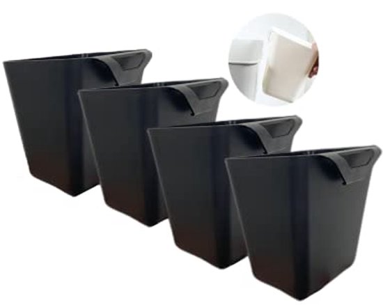 4 porte-gobelets suspendus pour rangement - accessoires de chariot multifonctionnels