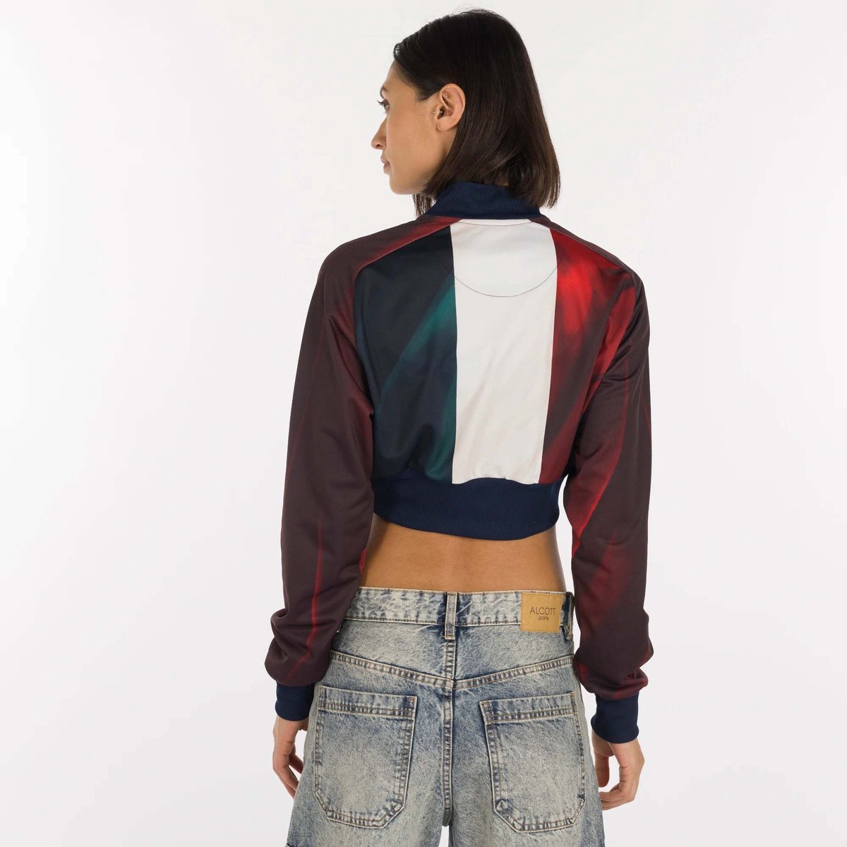 Errea Jas Italië Volley Crop Sweatshirt Ad - Sportswear - Vrouwen