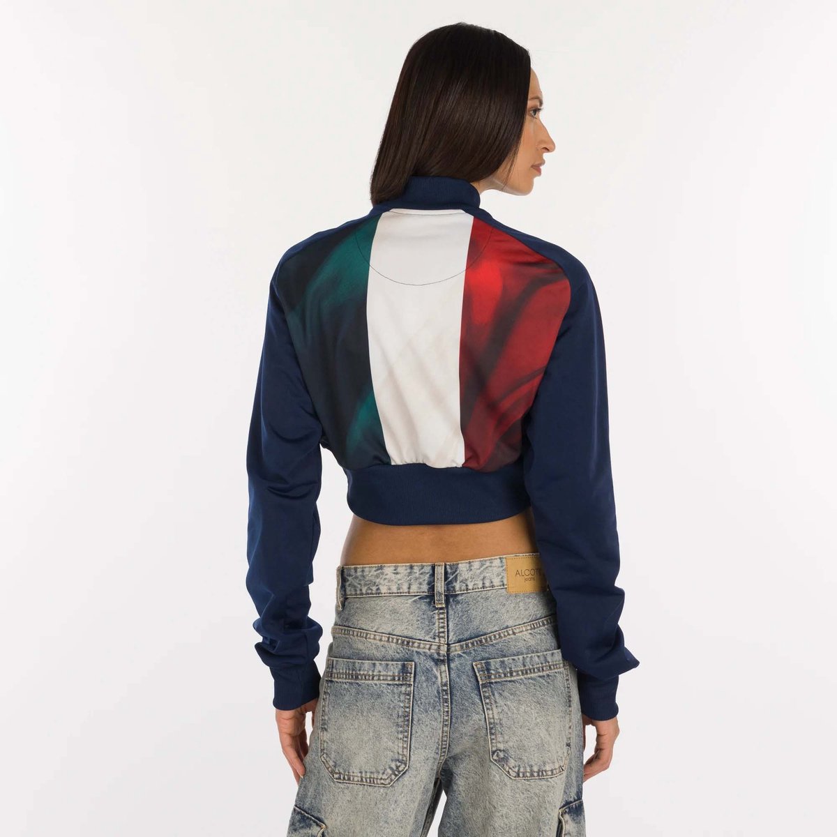 Errea Naz. Italia Volley Crop Ad Sweatshirt - Sportswear - Vrouwen