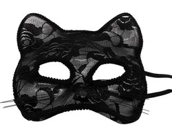 Kattenmasker met kant - Roleplay - Sexy - Sextoys