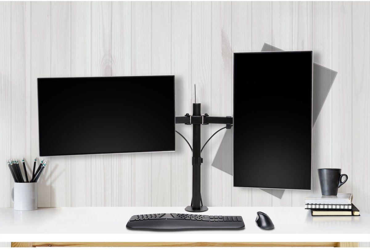 Kensington SmartFit Ergo Dubbele Extended Monitor arm - tot 32 inch thumbnail 3
