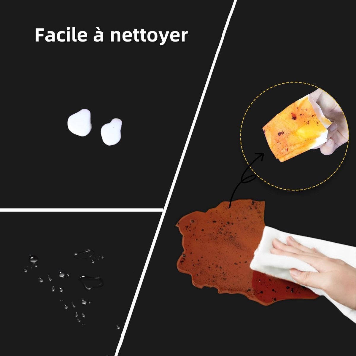 Pack of 2 Zwarte Tafelkleed - Rectangular Disposable Plastic Tablecloths - 137 x 274 cm
