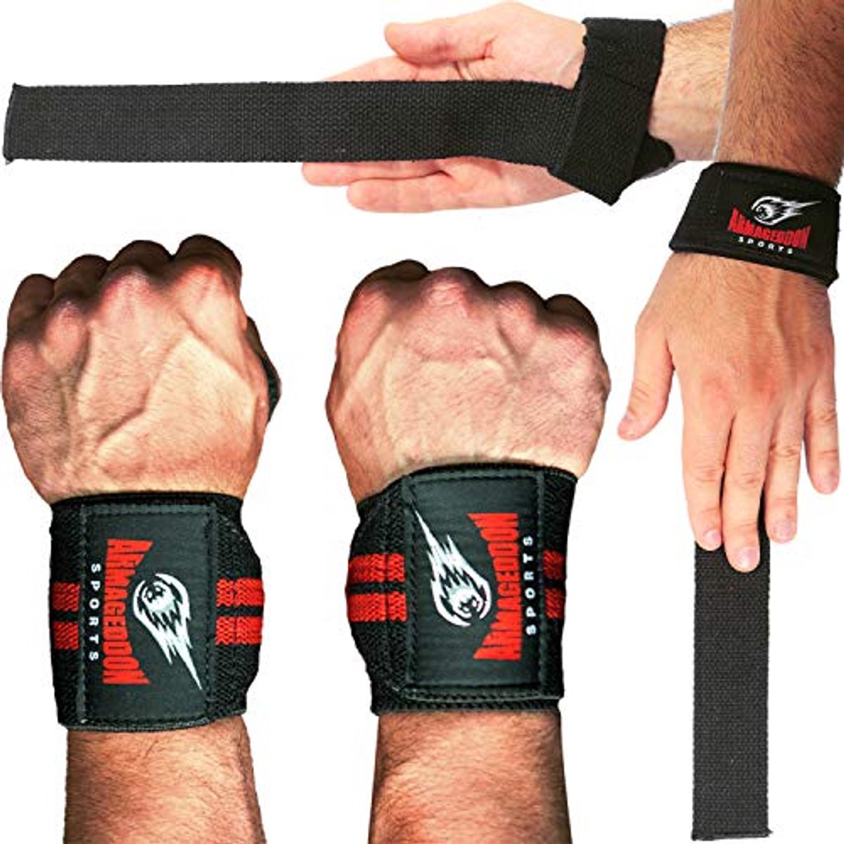 Lifting Polsbanden en Polsbandjes voor Gewichtheffen en Fitness