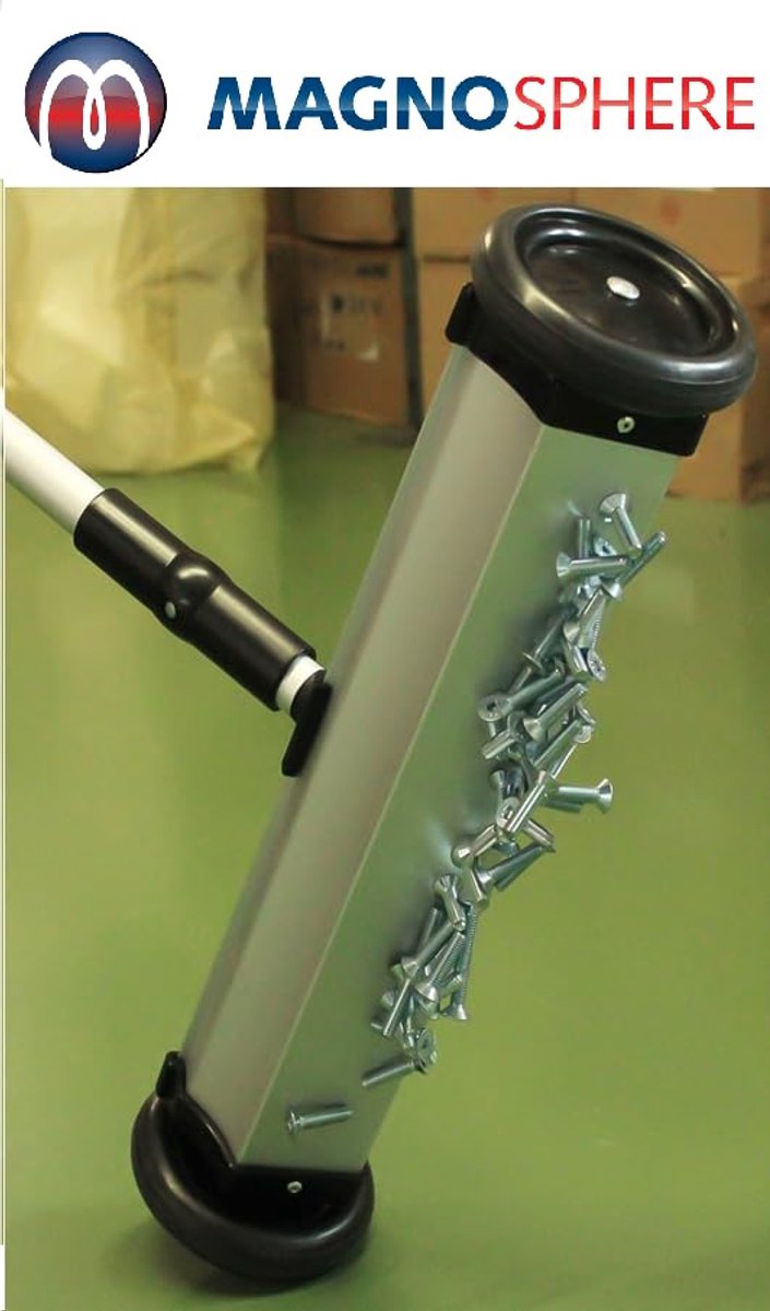 Magnetische veegmachine met keramische ferrietmagneten - breedte 325mm - bodemvrijheid 25mm - ideale oplossing voor het reinigen van grote oppervlakken van Merkloos	 — afbeelding 2