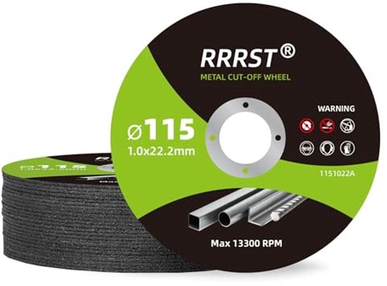 FLEXOFIT DOORSLIJPSCHIJF TBV RVS STAAL 125MM DIKTE: 1MM ASGAT: 22MM