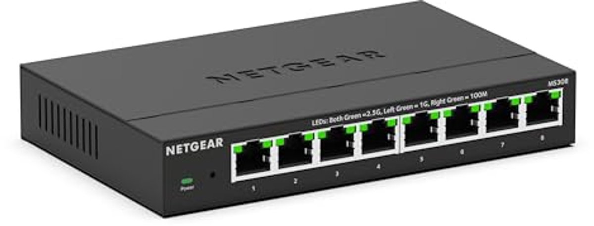 Image of 2.5 Gigabit Switch met 8 Multi-Gigabit Poorten