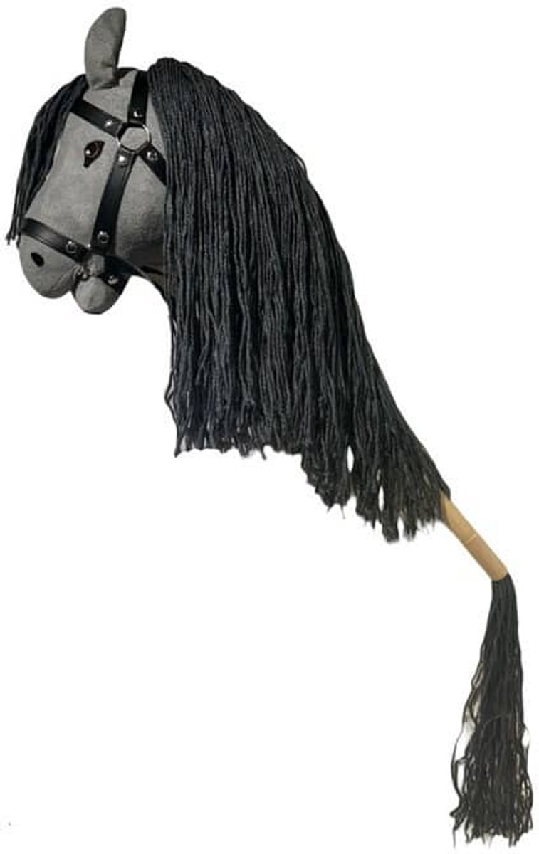 ByToizz Stokpaard met Staart Grijs