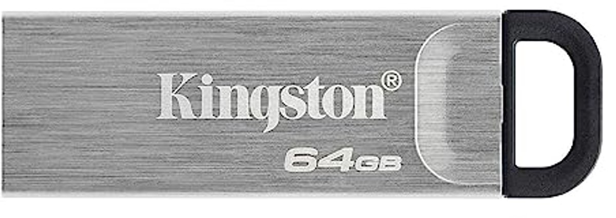 USB 3.2 Flash Drive 64GB - Stijlvolle metalen behuizing zonder dop