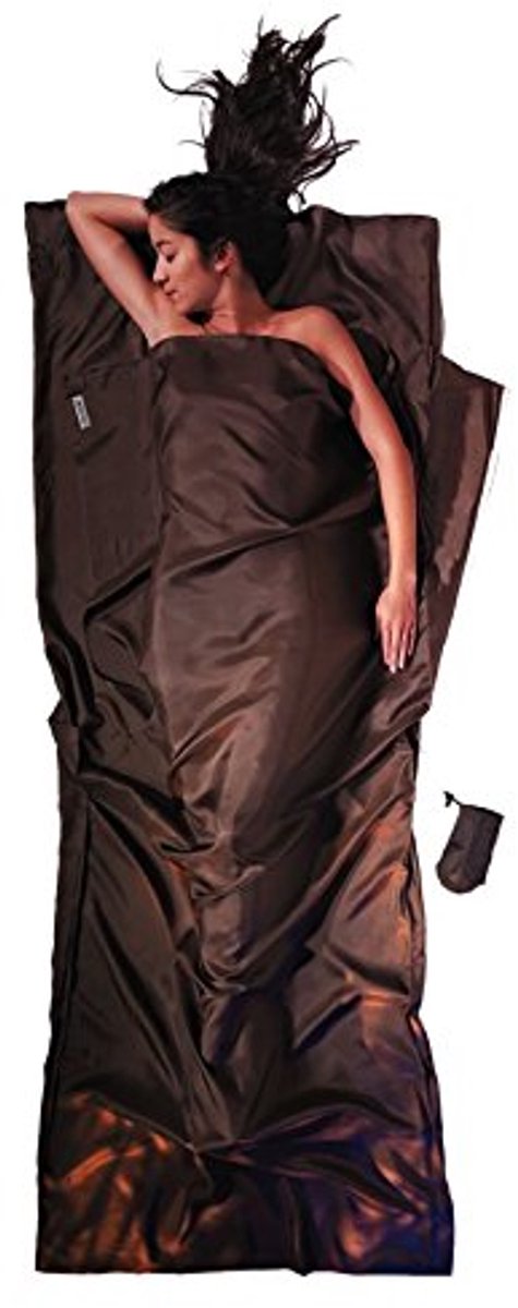Unisex Reiskussen van Zijde - Mummyslaapzak Inleg van 86 x 35 Inch
