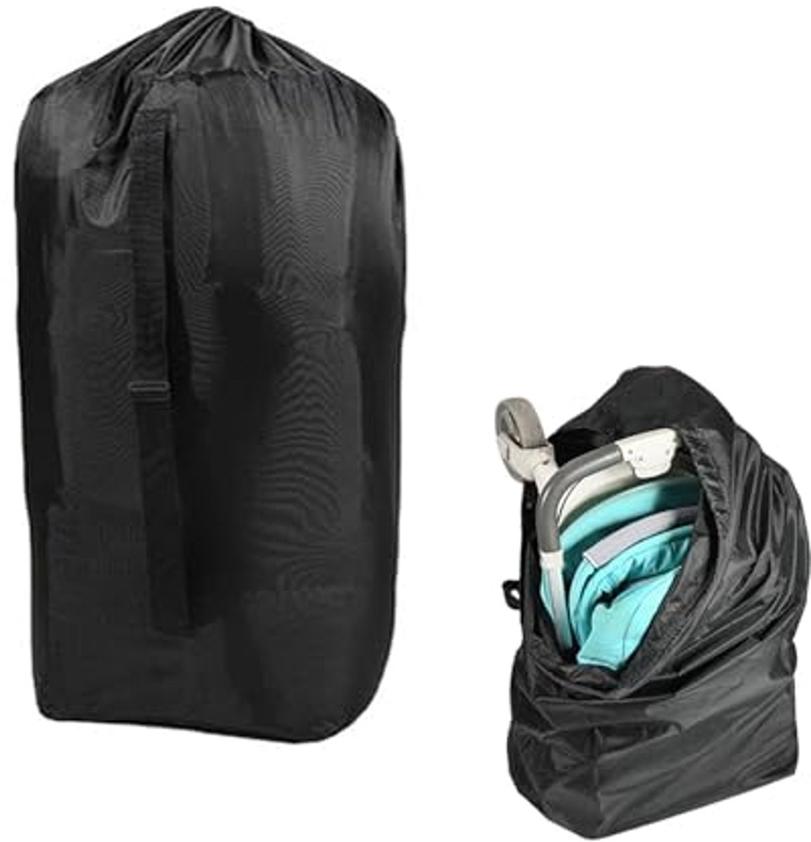 Wandelwagen reistas voor vliegtuig met draagriem - Waterdicht en perfect voor babyreisbenodigdheden