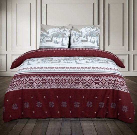 Luxe Katoen Flanel dekbedovertrek Navacerrada - 240x220 van Presence4You — afbeelding 2