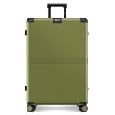 ONYX Hybrid Pro Check-in Koffer Large 100 Liter - Gerecycled Polycarbonaat en Ritsloos Design - Reiskoffer met TSA slot en Spinner wielen - Olive Green