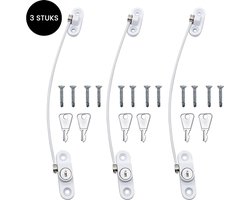 Purepeak Raamslot Kinderen Set 3 Stuks