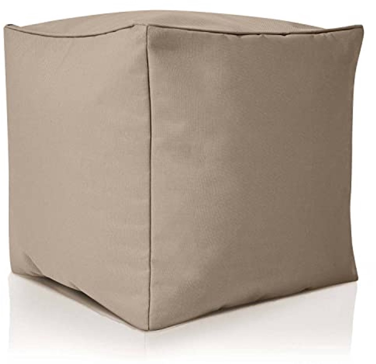 Multifunctionele Outdoor Poef Kruk 40x40 cm - Voetenbankje en Zitkussen voor Binnen en Buiten