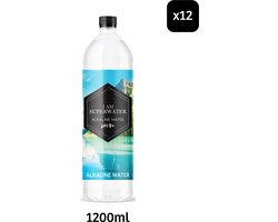 Alkaline Water pH 9+ 1200ml I am Superwater 12-pack - Alkalisch bronwater 100% natuurlijk - hoge ph waarde - kangen water - basisch water - ontzurend water - ph 9 plus - spring water - basisch dieet