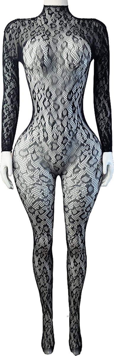 BamBella ® - Panty pak -Onesize - body suit - Dames - Onesize - Erotische jumpsuit van kant lingerie