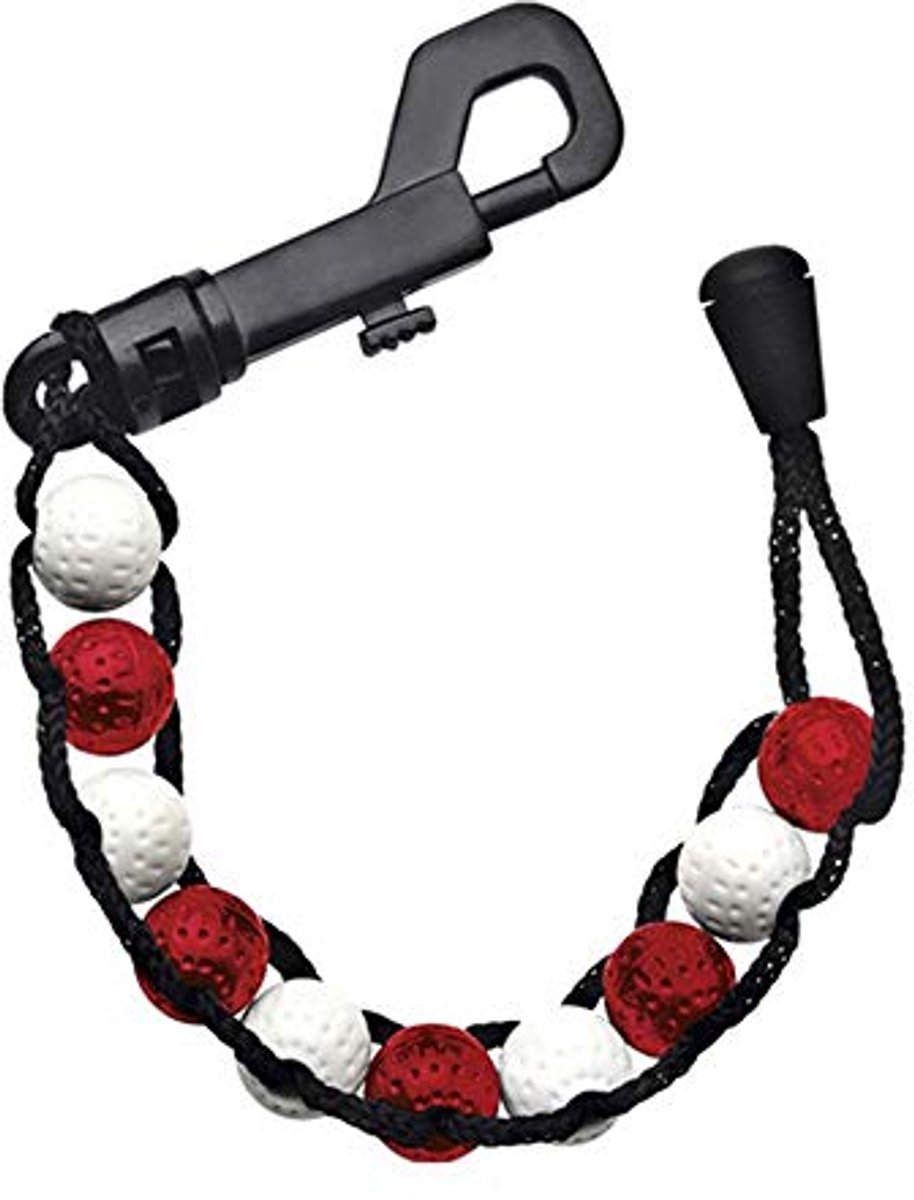 Golf Accessoires - Perle Stroke Teller in Rood/Wit