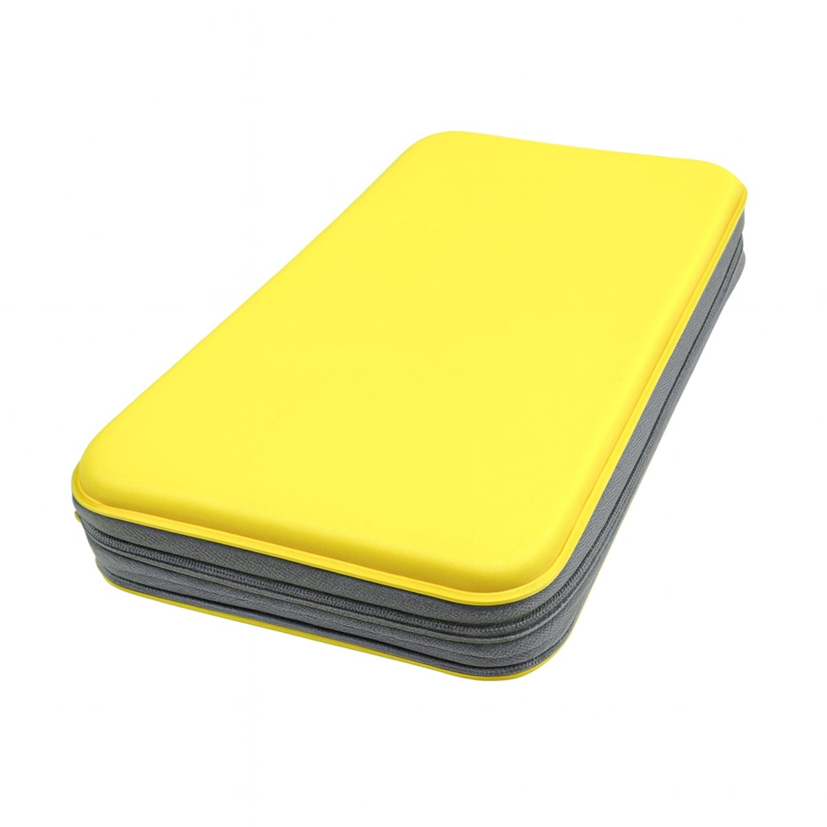 Purepeak CD Hoes Opbergmap - DVD Hoesjes Case - Opslag voor 96 CD's - Auto Map - Geel
