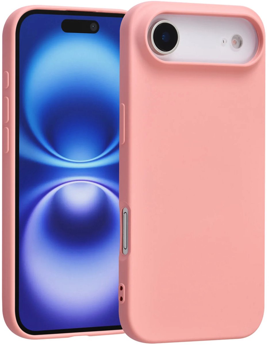 Shockproof Backcover - Liquid Silicone Soft Hoesje - Geschikt voor: iPhone Air - Zalmroze