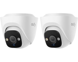 eufy E41 - Turret Security Camera - 4K UHD - 122° FOV - AI-detectie - 2 pack