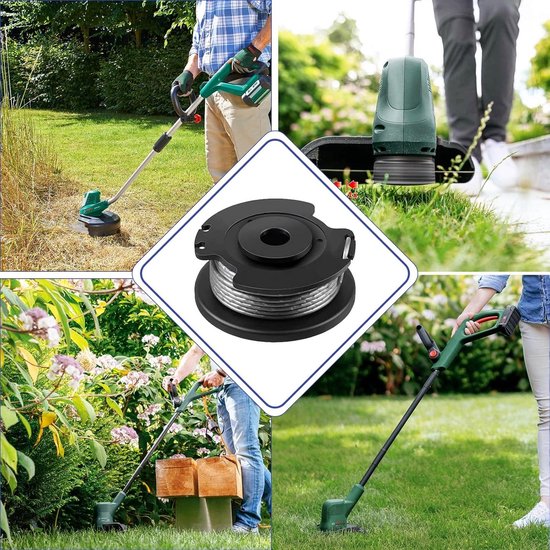 4 stuks Spoelen - Strimmerdraad vervangende spoel en lijn - compatibel met Bosch ART 23 SL ART 26 SL - grastrimmer F016800569 F016800385 — afbeelding 2