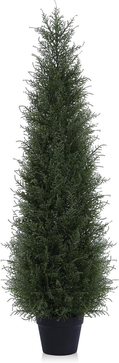 Provento Grote Kunstplanten 120 cm - Kunstplanten voor Binnen - Huis en Woonkamer Decoratie - 1 Stuks Groen