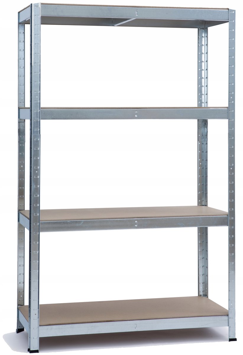 Metalen magazijnrek 172x80x30cm - 4 stevige MDF-planken, 700kg belastbaar