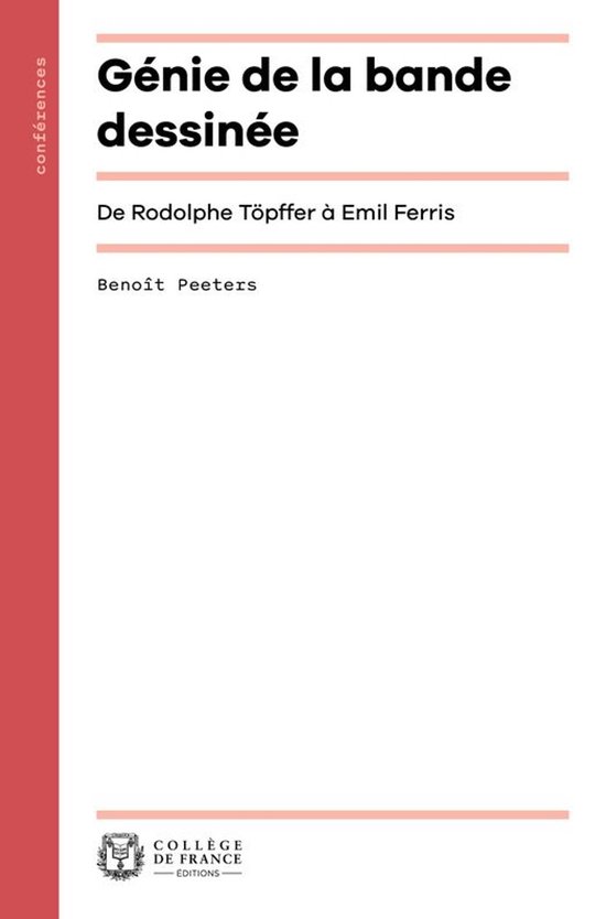 Conférences - Génie de la bande dessinée - cover