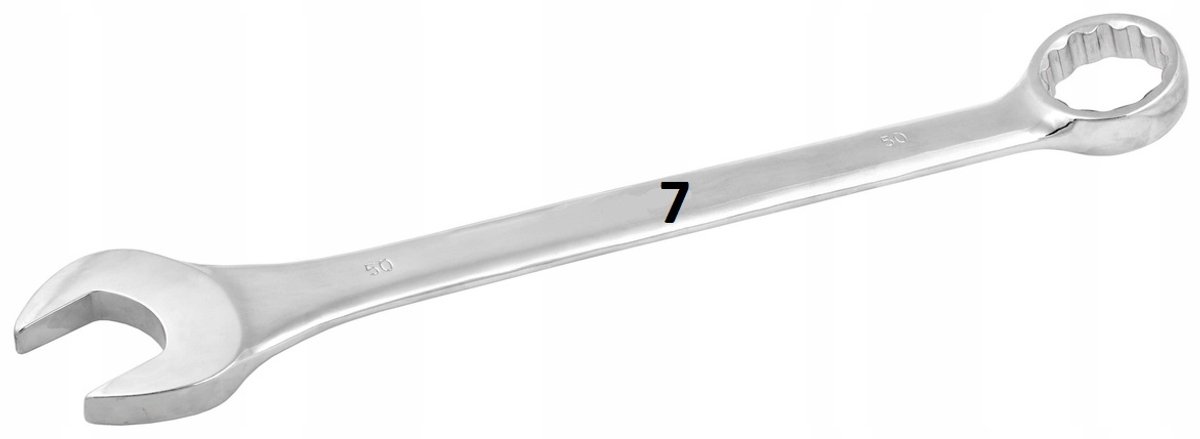 Powerbuilt Ringsleutel 7mm Cr-V - Professioneel Gereedschap