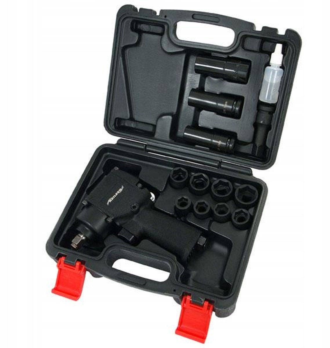 Mini Pneumatische Slagmoersleutel 1/2" 610Nm met Doppen