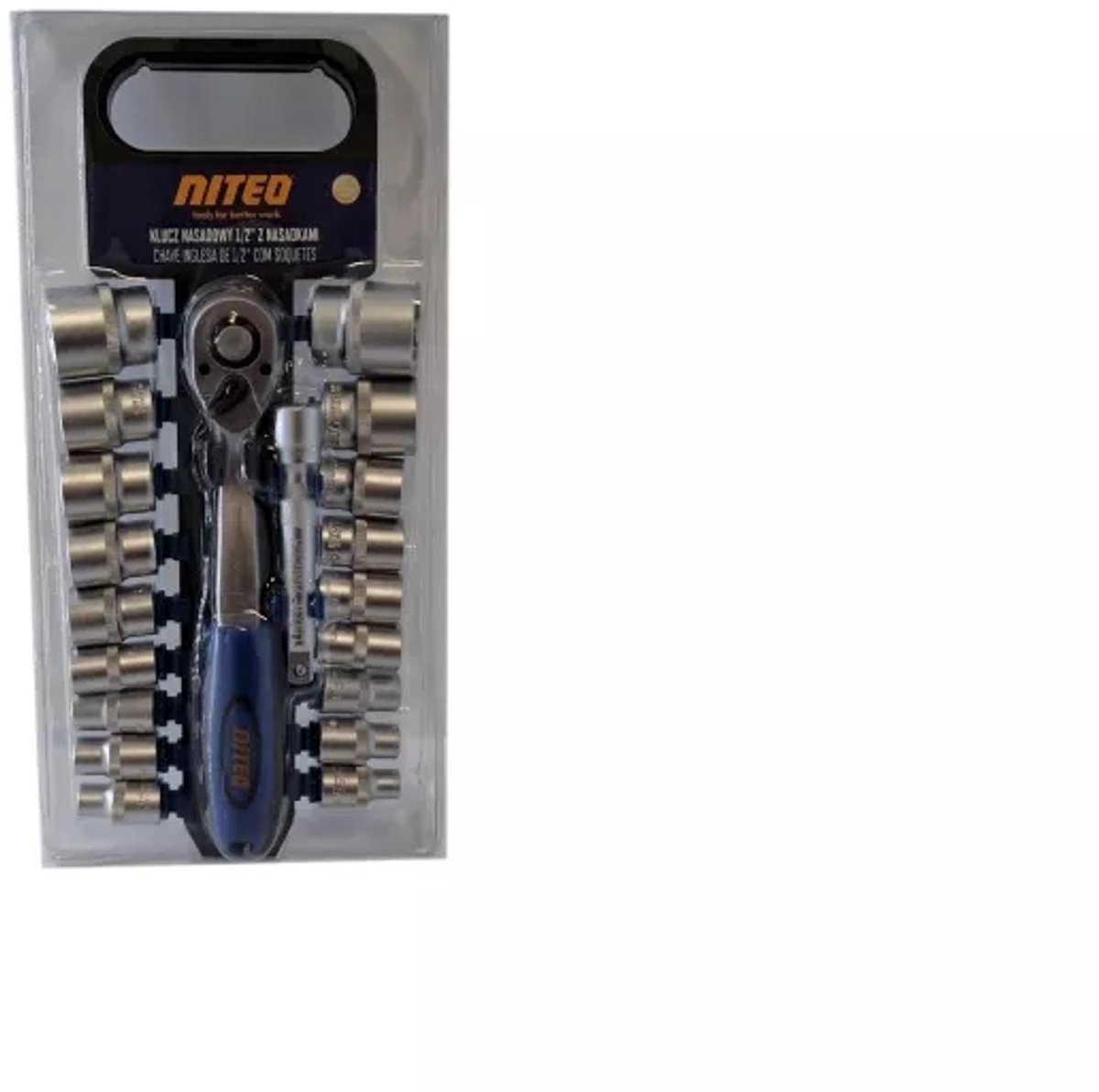 Niteo Tools Doppeldoos Sleutelset 1/2" met 18 Doppen