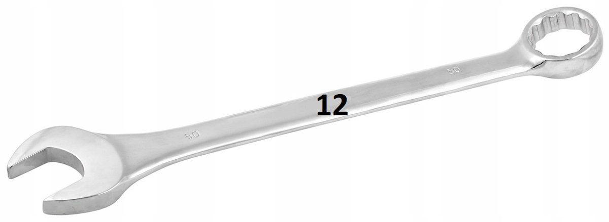 Powerbuilt Ringsleutel 12mm Cr-V - Hoge Kwaliteit Gereedschap