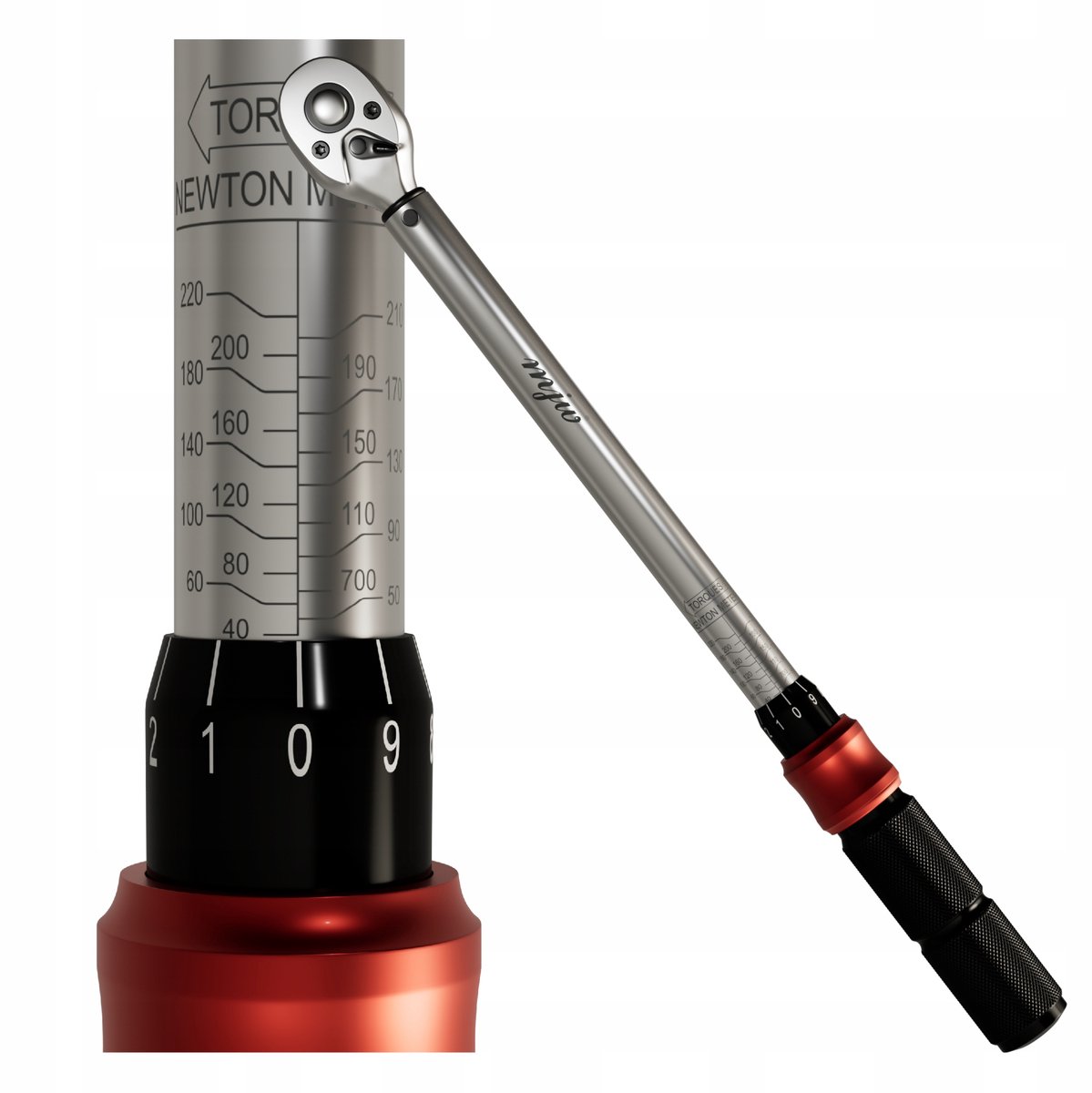 Momentsleutel 1/2" 72T 40-220 Nm - Precisie en Kwaliteit