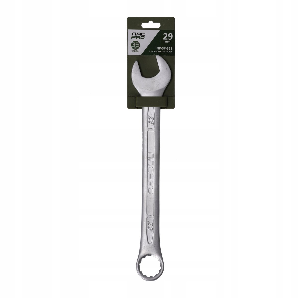 NAC Ringsleutel 29 mm Chroom-Vanadium Staal Satijn