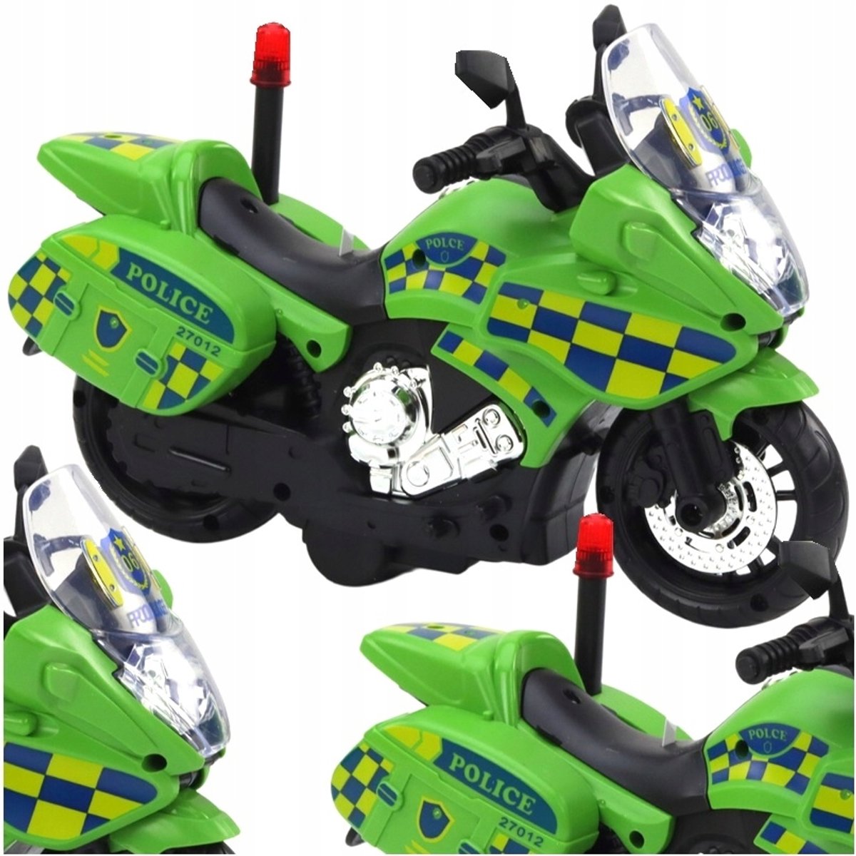 Politie Motor Speelgoed met Geluid en Licht - 22.5cm