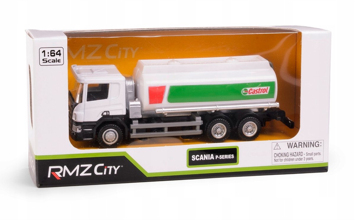 RMZ City Scania Castrol Tankwagen Schaal 1:64 Speelgoed Vrachtwagen