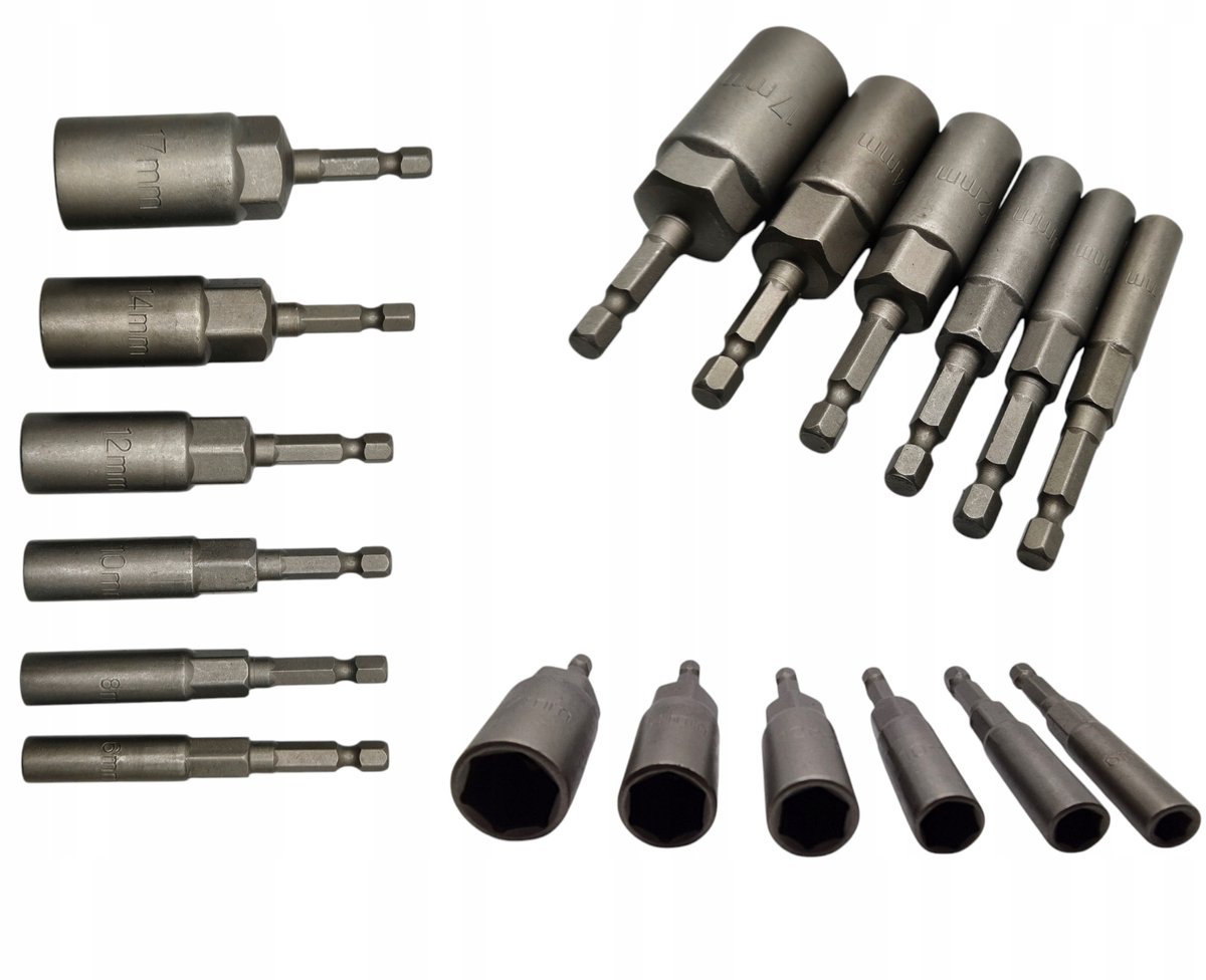 Dopsleutel Set 6-17mm - 6 Delig - Gereedschap Staal
