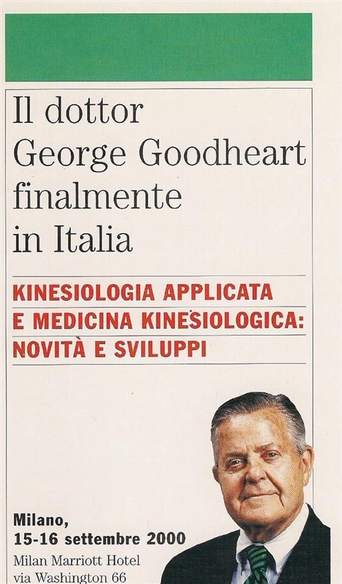 Kinesiologia Applicata e Medicina Kinesiologica. Il dottor G ... - cover