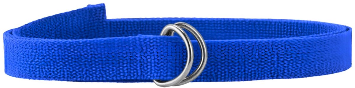 MM - Verstelbare American Football riem - Blauw - 2.5 cm breed - Op maat te knippen