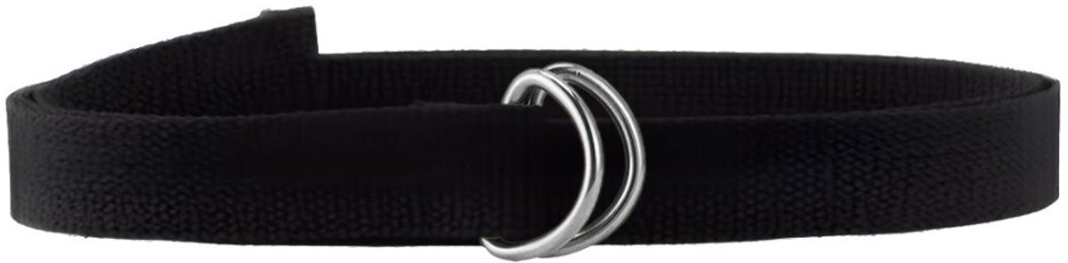 MM - Verstelbare American Football riem - Zwart - 2.5 cm breed - Op maat te knippen