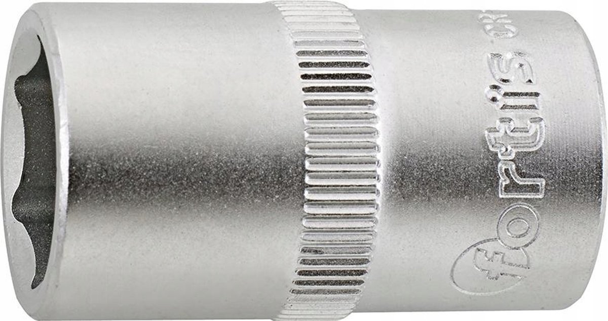 Fortis Dopsleutel 1/2'' 15mm - Chroom-Vanadium Staal