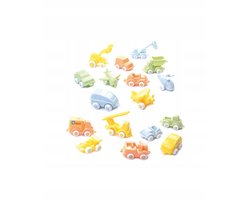 Viking Ecoline Mini Chubbies Auto's - Milieuvriendelijk Speelgoed (7 cm)