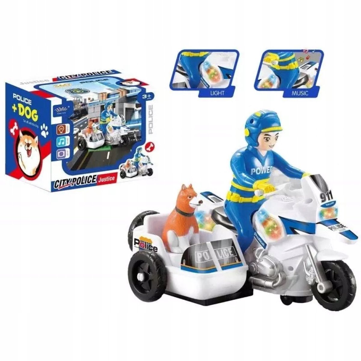 Trifox Politie Motorspeelgoed - 218x175 mm