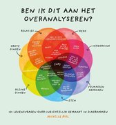 Venn-diagram in regenboogkleuren met de titel 'Ben ik dit aan het overanalyseren?' en 101 levensvragen.