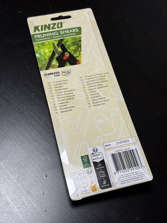 Kinzo Snoeischaar 20cm 3as van Kinzo — afbeelding 2