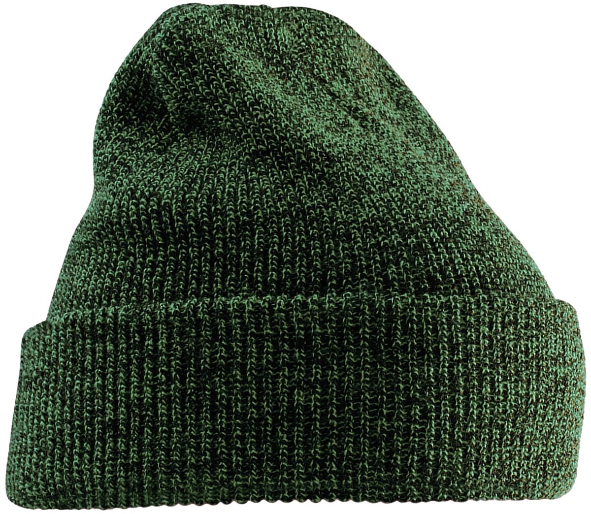 Muts - Beanie - Heritage Green (mos/donkergroen) - Gehaakt - Wintermuts - Warm - 'Original Cuffed Beanie' - Jonyx