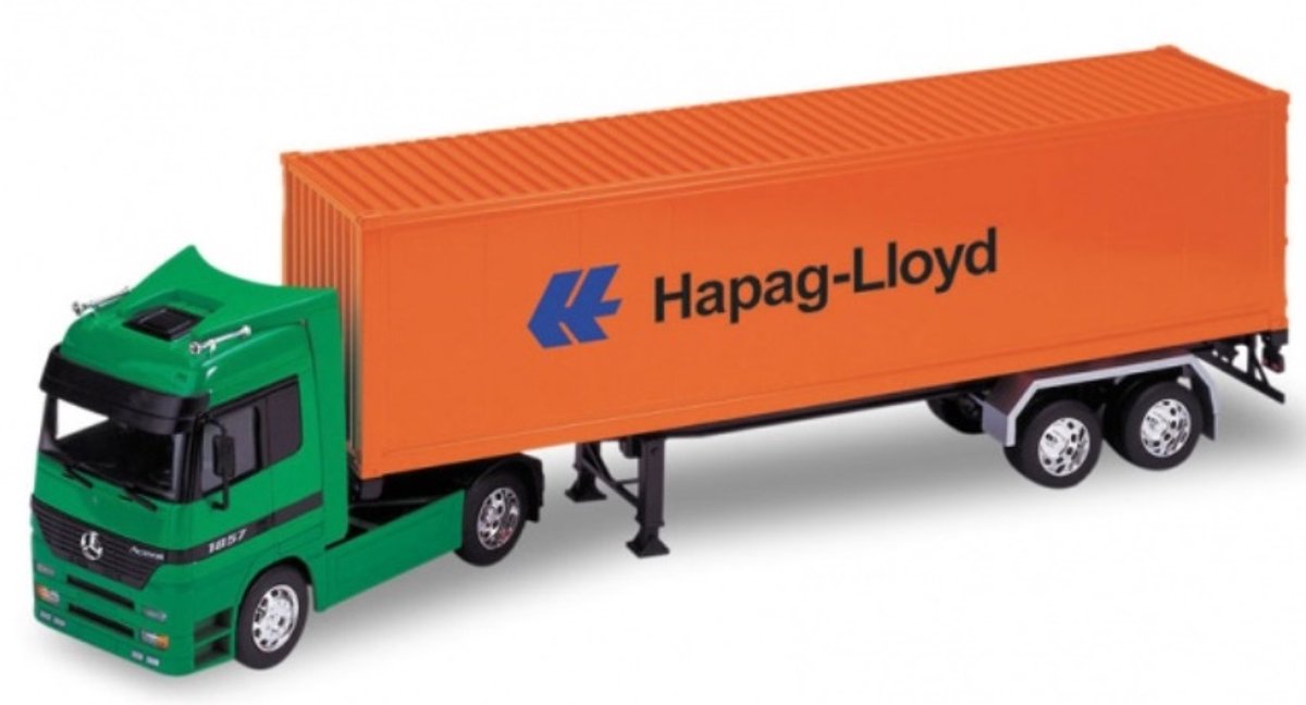 Welly Mercedes-Benz Actros Containervrachtwagen Schaal 1:32