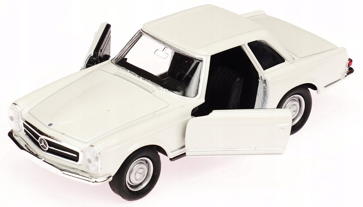 Welly Mercedes-Benz 230SL Pagode 1963 Wit Metaal 1:34-1:39