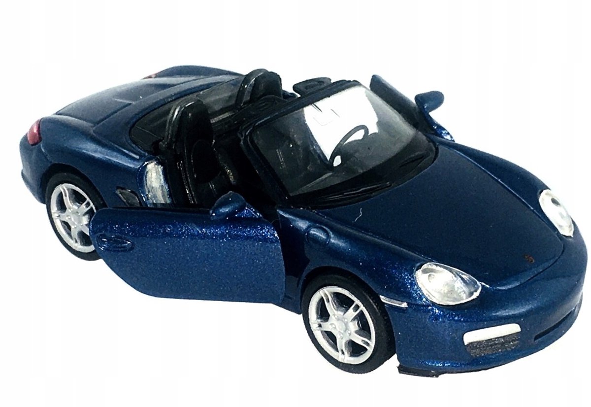 Porsche Boxster S Cabrio Metaal Model Welly 1:34 - Blauw