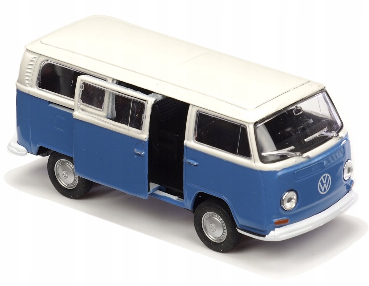 Welly Volkswagen T2 Bus Van 1972 Metaal Model Auto 1:34-1:39